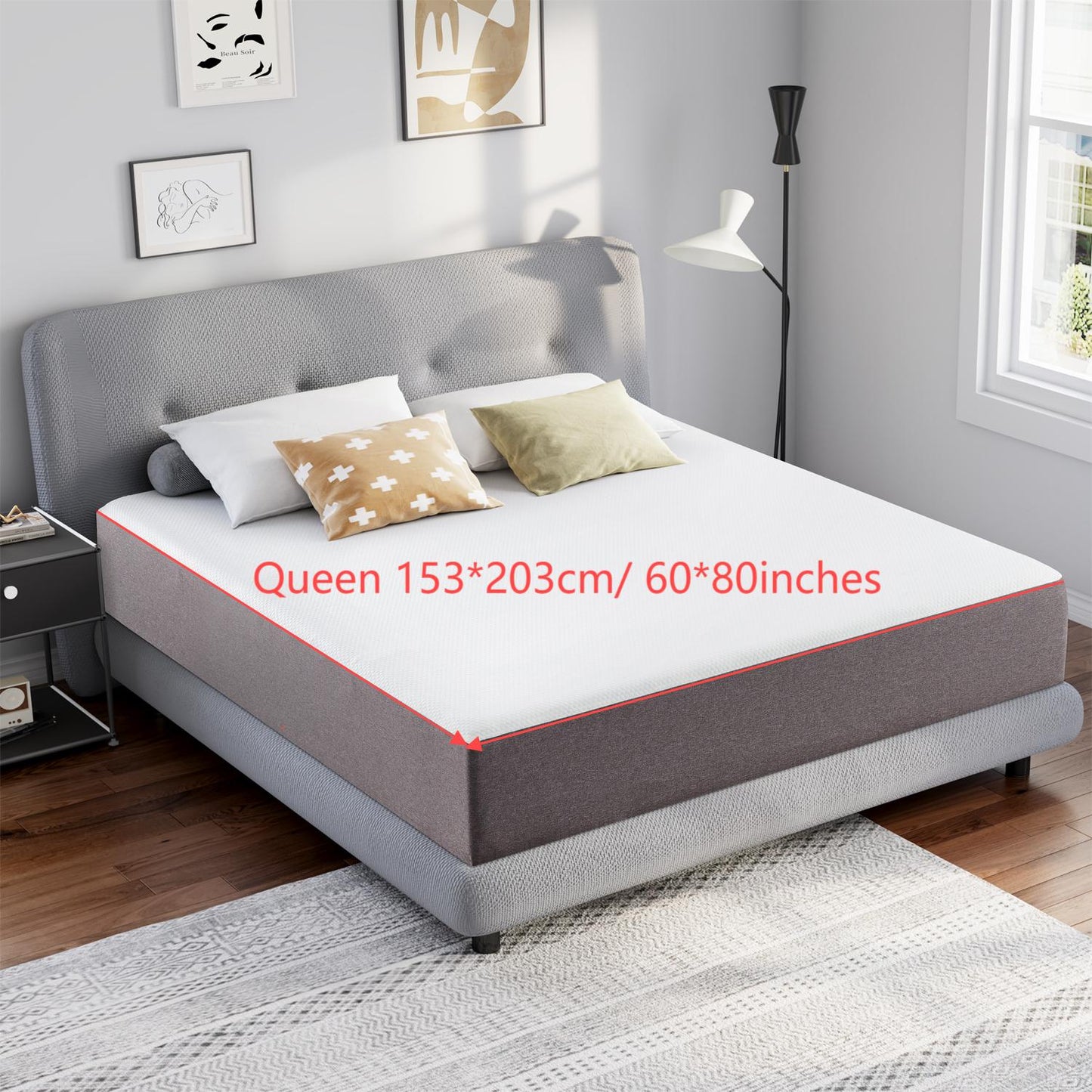 10-Inch Gel Memory Foam Queen Size