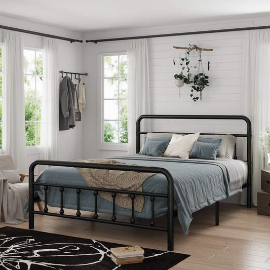 经典金属床架【1.37米】