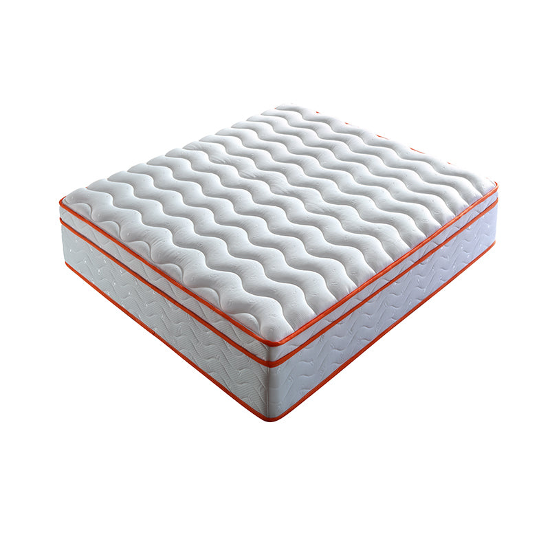 12-Inch Orange Medium Firm Hybrid Mattress【Full Size】